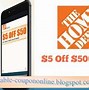 Image result for Home Depot Coupon Print Out
