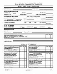 Image result for Ambulance Inspection Form