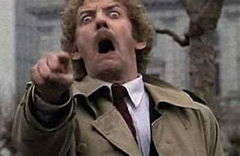 Image result for images donald sutherland pointing in movie invastionof the body snathers