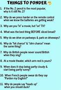 Image result for Fun Questions to Ponder