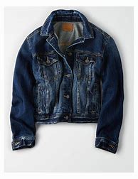 Image result for Women Blue Jean Jacket American Eagle