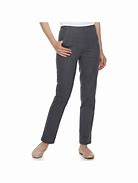 Image result for Women's Croft & Barrow Classic Pull-On Straight Leg Jeans, Size: Large, Med Blue