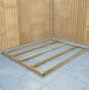 Image result for How to Build a Shed Base On Grass