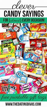 Image result for List of Candy Bar Sayings