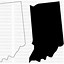 Image result for Indiana State Outline