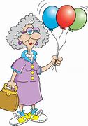Image result for Old Lady Birthday Cartoons