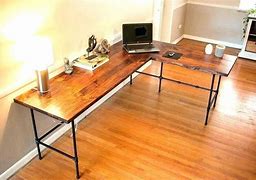 Image result for Industrial L-Shaped Desk