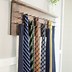Image result for How to Hang Ties On a Hanger
