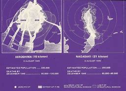 Image result for Map of Nagasaki Bombing