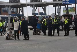 Image result for Protesters On McCullough Bridge