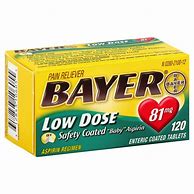 Image result for Bayer Aspirin 81 Mg