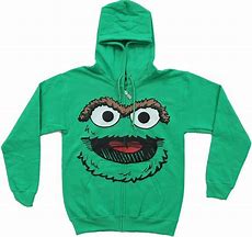 Image result for Oscar the Grouch Sesame Street Hoodie