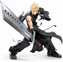 Image result for Cloud Strife FF7 Action Pose