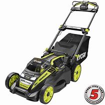 Image result for Home Depot Self-Propelled Cordless Ryobi Lawn Mowers