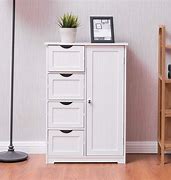 Image result for Small White Cabinet with Drawers