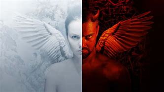 Image result for Evil vs Good Angels and Demons