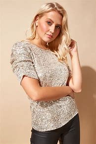 Image result for Sequin T Shirt