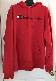 Image result for Champion Colorblocked Hoodie with Red Sleeves