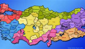 Image result for Turkiye Sehir Haritasi