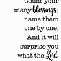 Image result for Counting Blessings Quotes