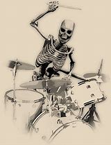 Image result for Skeleton Drummer Tattoo