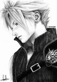 Image result for Anime Cloud Strife FF7