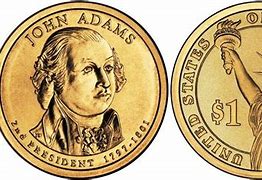 Image result for John Adams 1 Dollar Coin Worth