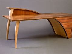 Image result for Unique Wood Desk
