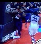 Image result for Paul George Injury Bone Sticking Out