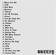 Image result for Chris Brown Album Tracklist