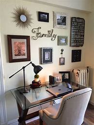 Image result for Gallery Wall above Desk