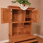 Image result for Small Cherry Wood Desk with Hutch
