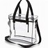 Image result for Clear Plastic Bag Tote Handbags