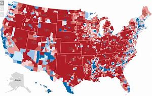 Image result for 2016 Election Map Counties