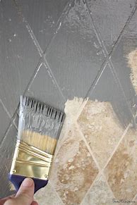 Image result for Painting Over Kitchen Tiles