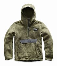 Image result for North Face Pullover Hoodie Green and Black