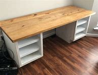 Image result for DIY a Desk Out of Kitchen Cabinets