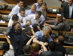Image result for Ukraine Parliament Brawl