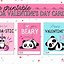 Image result for Free Printable Valentine's Bingo