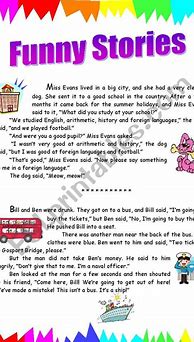 Image result for Funny Printable Short Stories