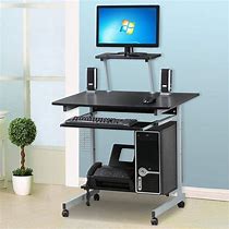 Image result for Small Metal Computer Desk