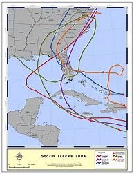 Image result for Hurricane Paths Past 10 Years