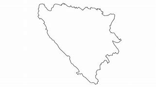 Image result for Map of Bosnia Black and White