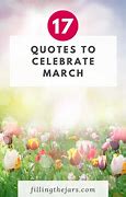 Image result for Short March Calendar Quote