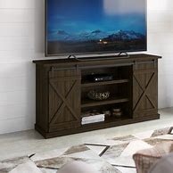 Image result for Wayfair Lorraine TV Stand For Tvs Up To 70"Wood In Brown/Gray, Size 31.9 H X 63.4 W X 15.5 D In