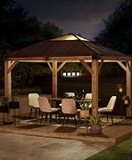 Image result for Gazebo with Hard Top Roof