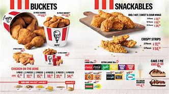 Image result for KFC Menú USA