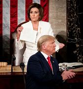 Image result for Pelosi Signing Table Impeachment