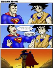 Image result for Goku vs Superman Meme