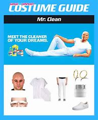 Image result for Mr. Clean Halloween Costume
